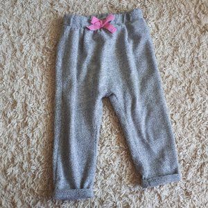 2/$18 Europe pants gray baby girl size 12-18M